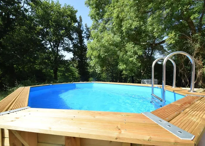 Adorable Avec Piscine- Tiny House Vakantiehuis Saubrigues